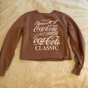 S pink Coca Cola sweatshirt